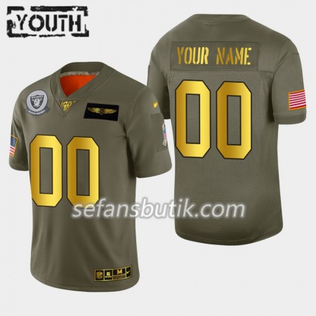 Oakland Raiders Tröjor Custom Nike 2019 Salute to Service 100th - Barn Oakland Raiders Tröjor Custom Nike 2019 Salute to Service 100th - Barn